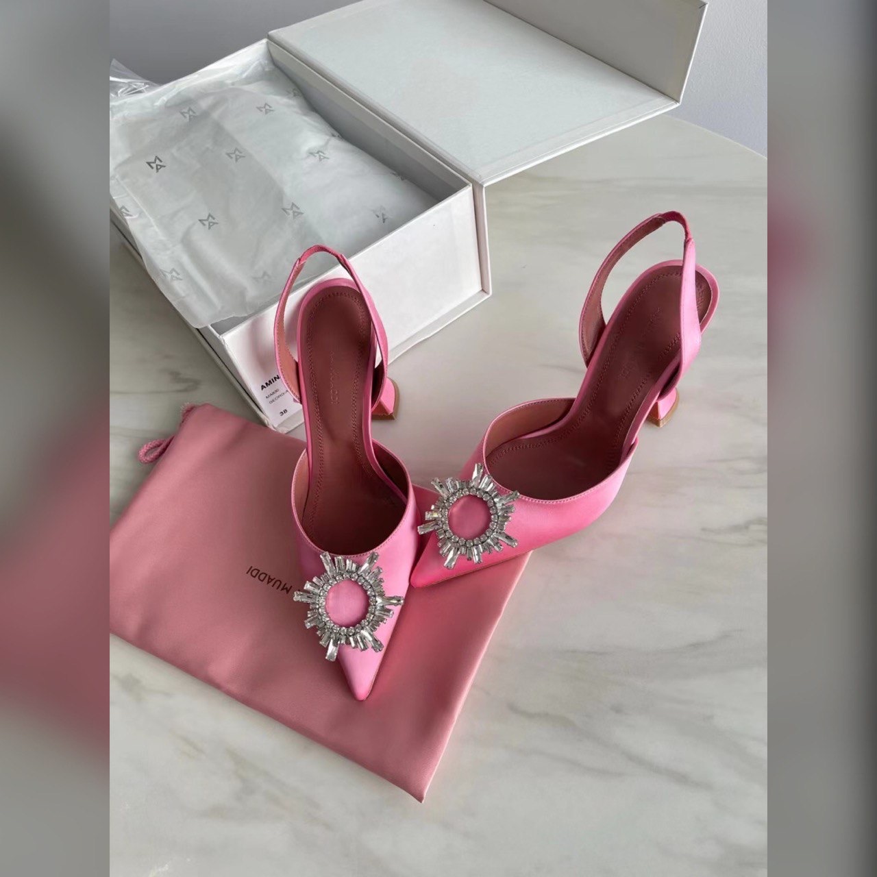 Amina Muaddi shoes