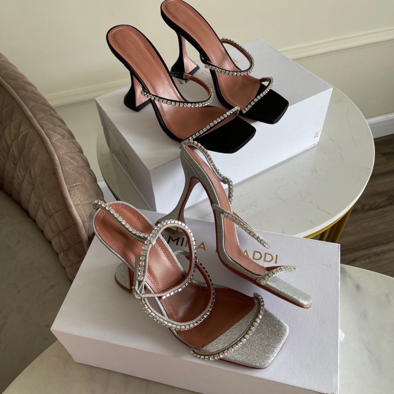 Amina Muaddi shoes