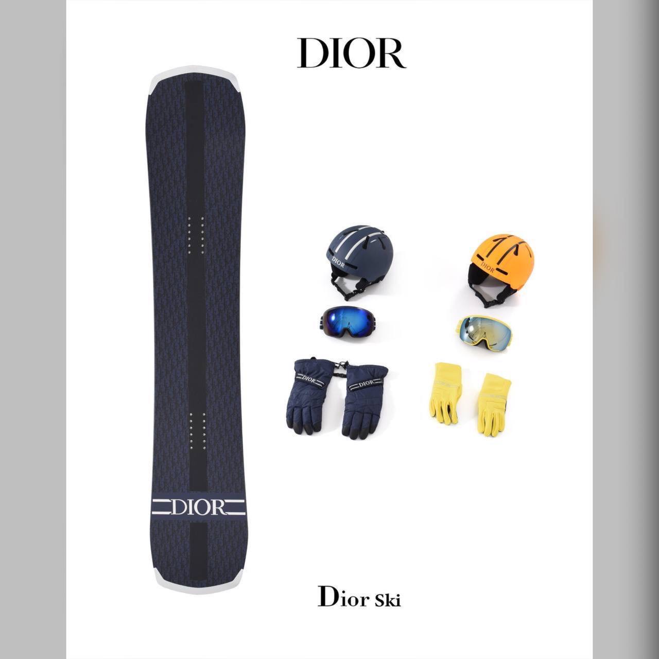 Christian Dior snowboarding
