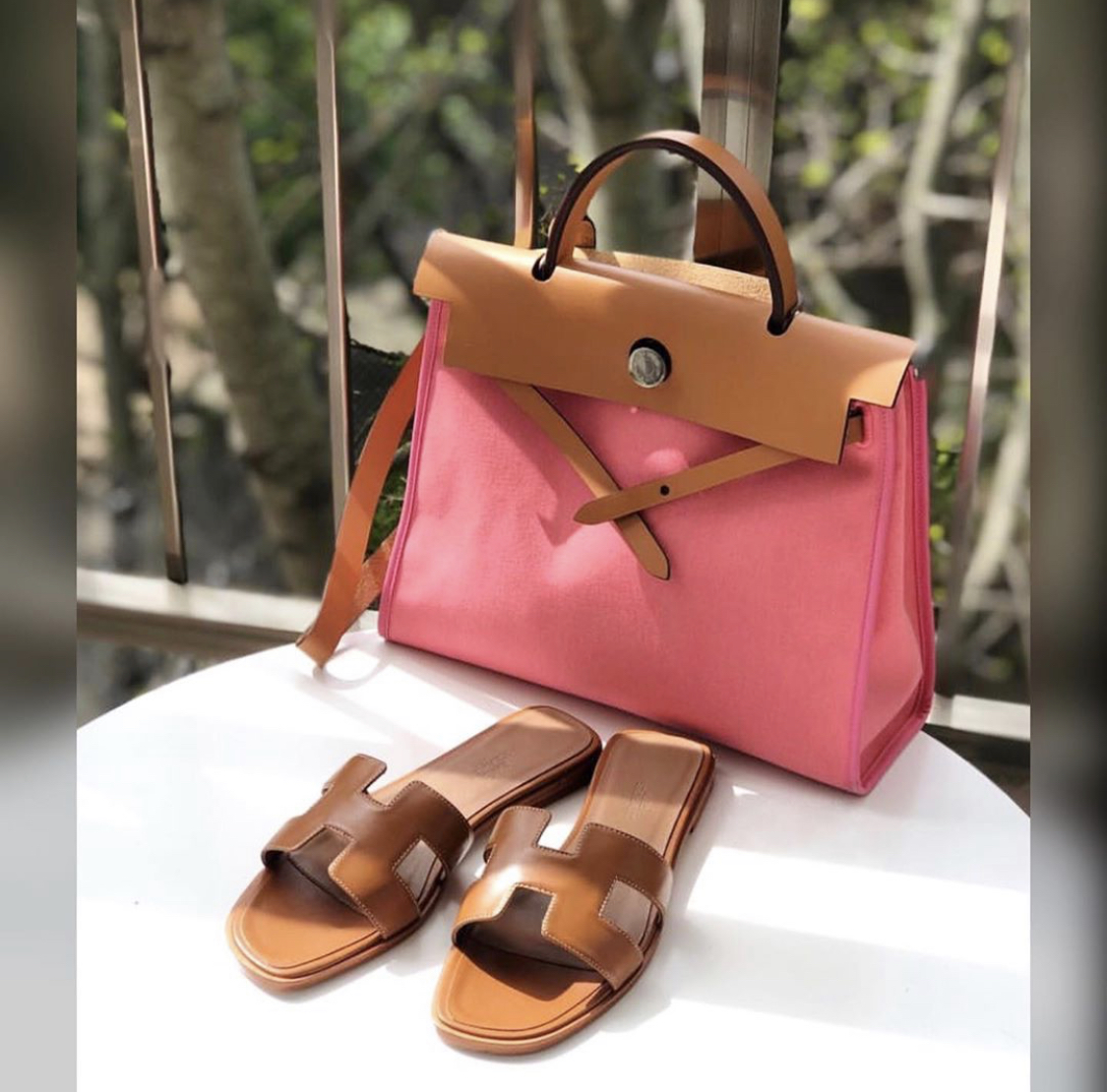 Hermès shoes and bag