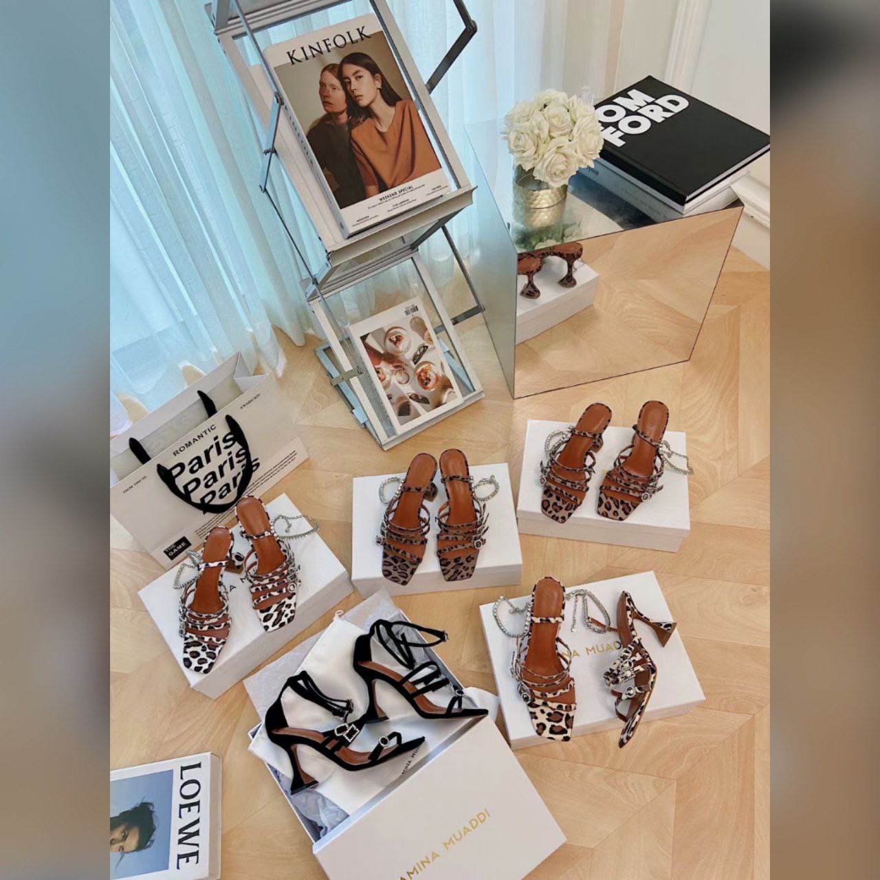 Amina Muaddi shoes