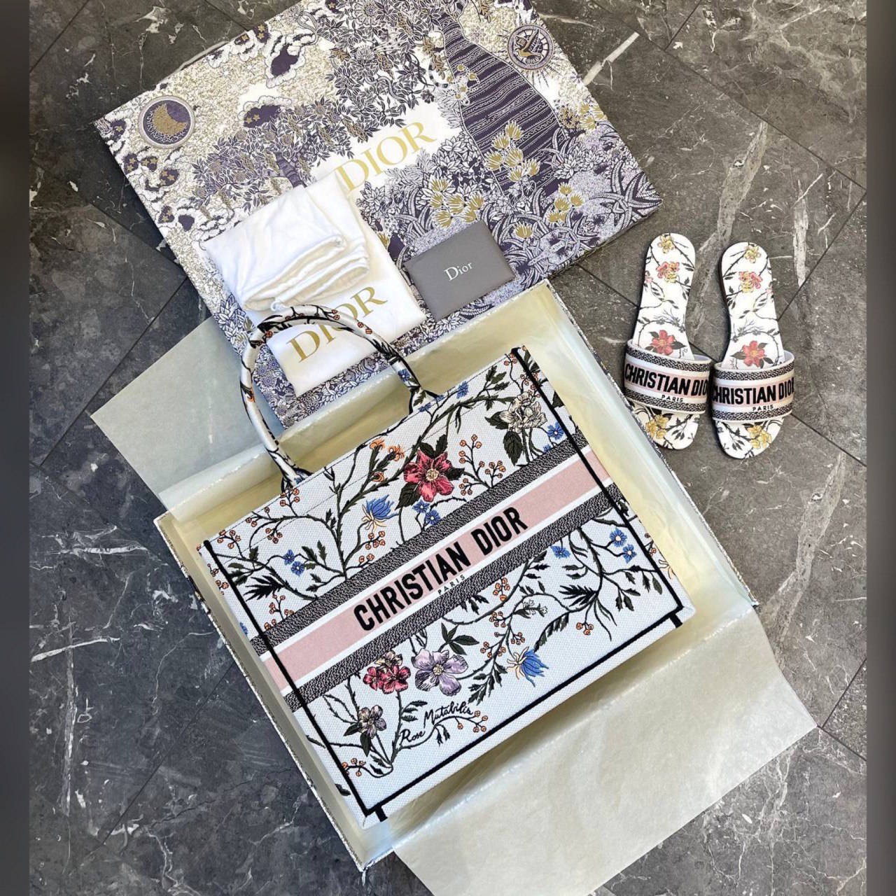 Christian Dior bag & shoes