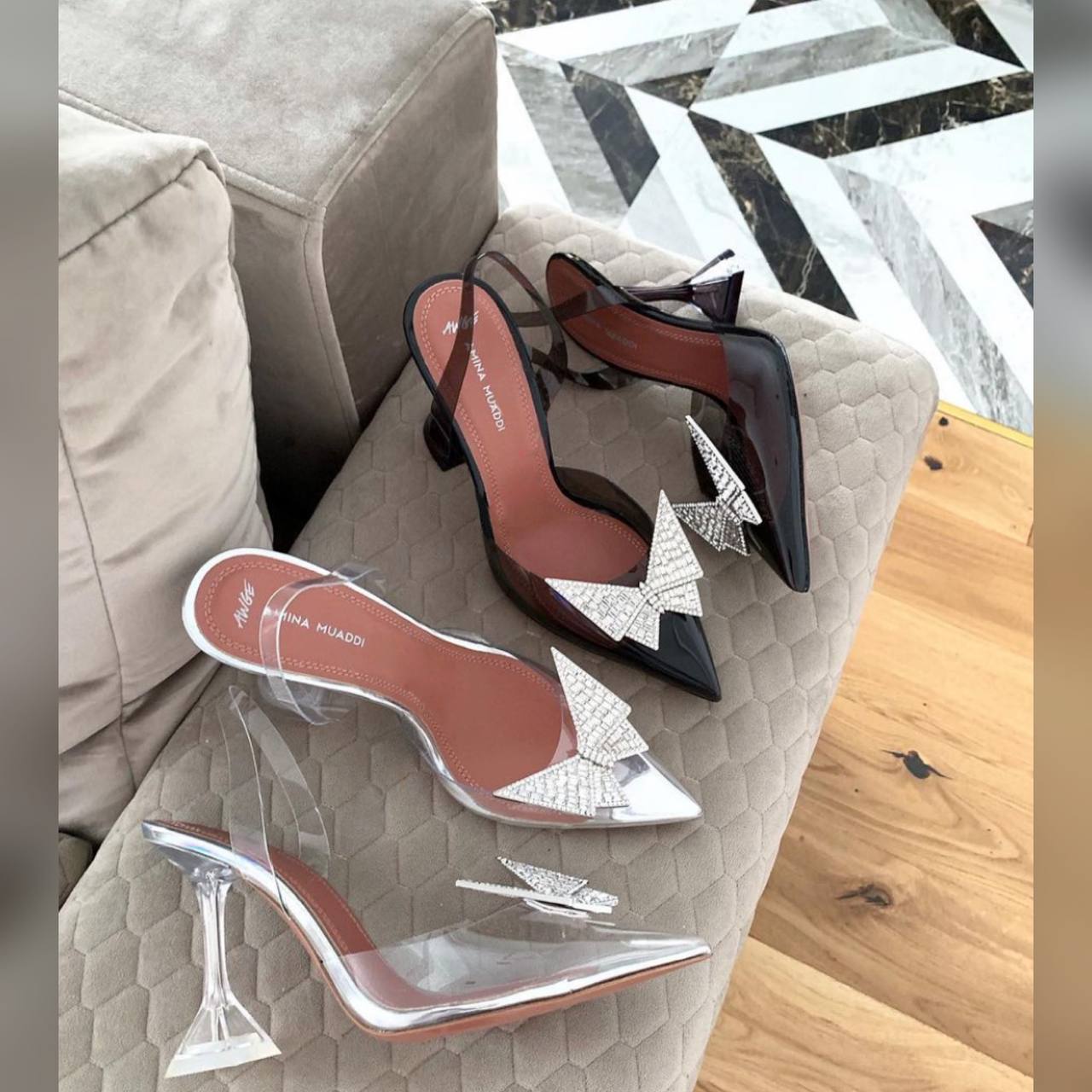 Amina Muaddi shoes