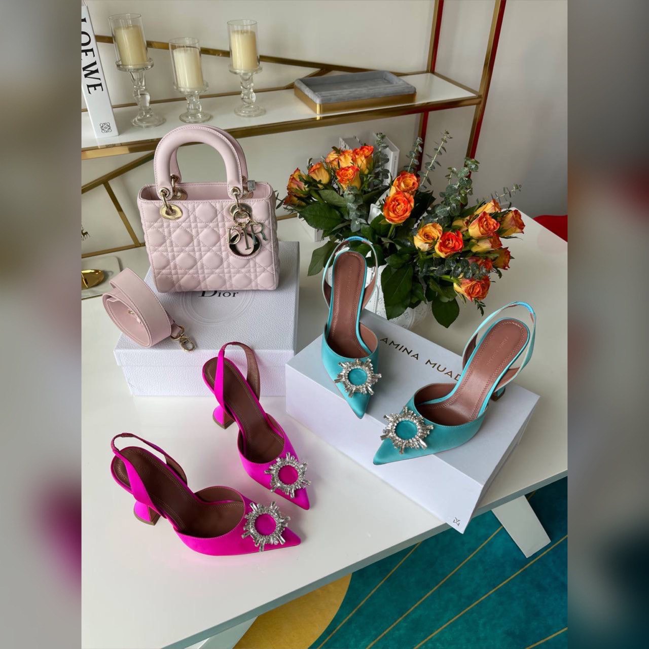Amina Muaddi shoes