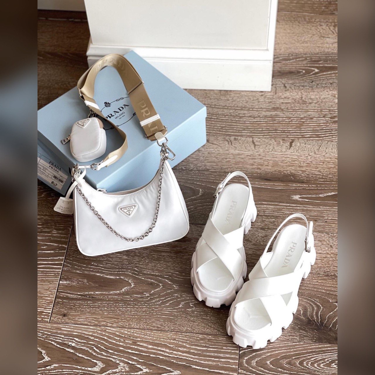 Prada shoes & bag
