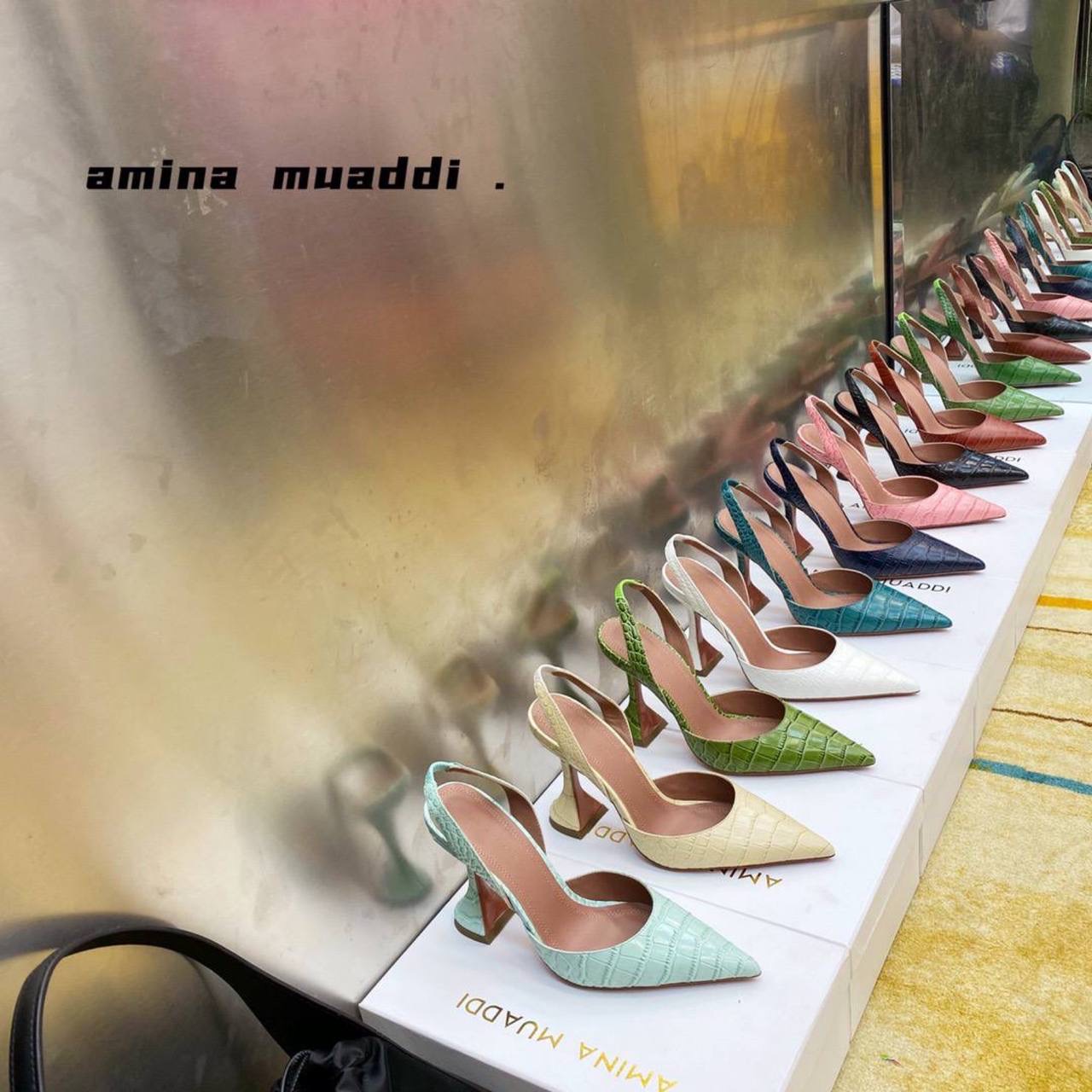 Amina Muaddi shoes
