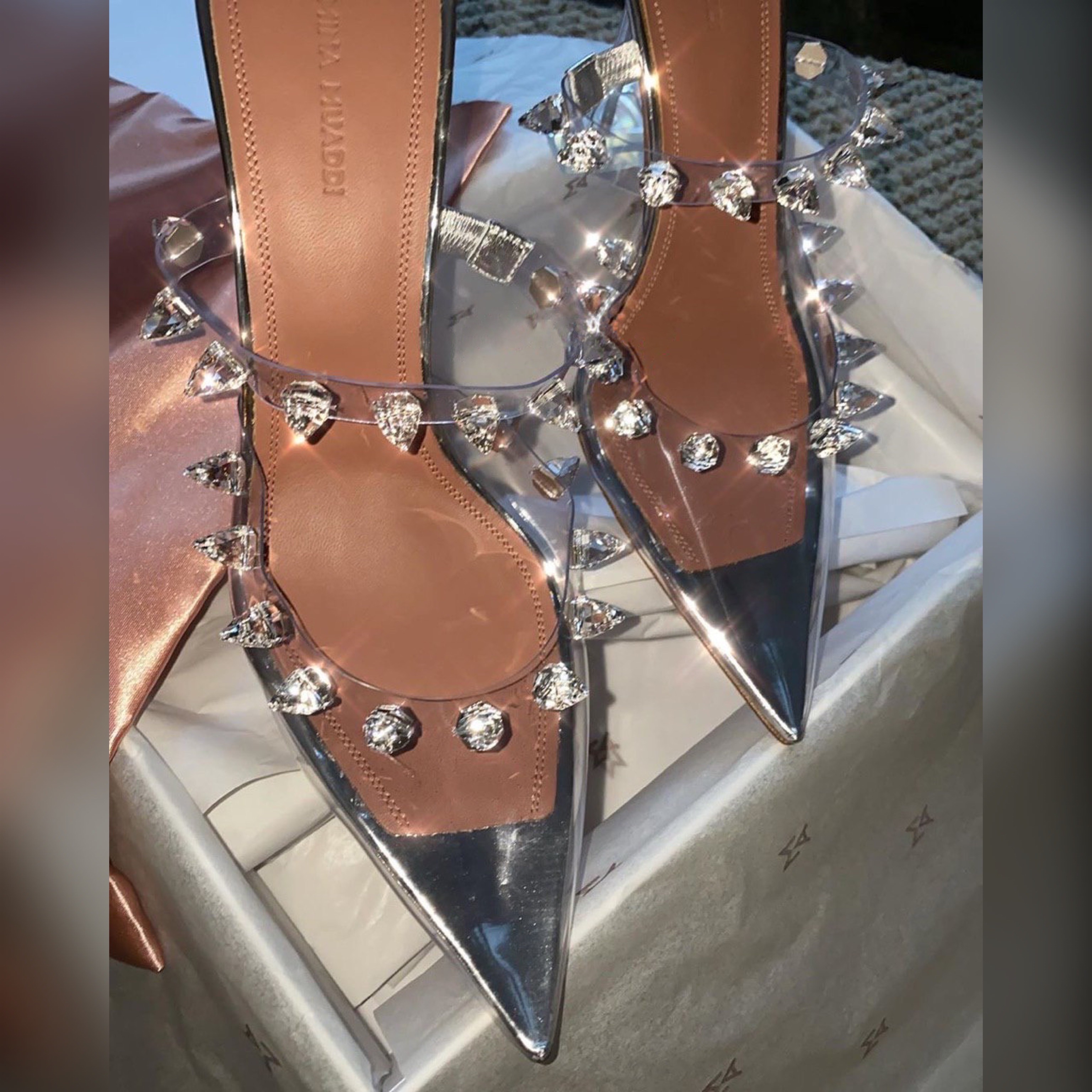 Amina Muaddi shoes