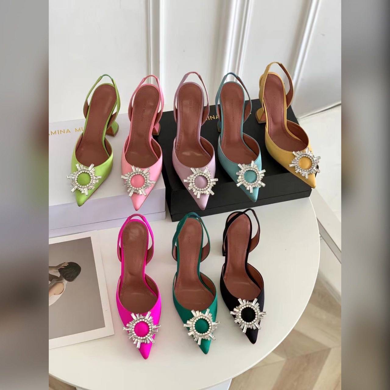 Amina Muaddi shoes