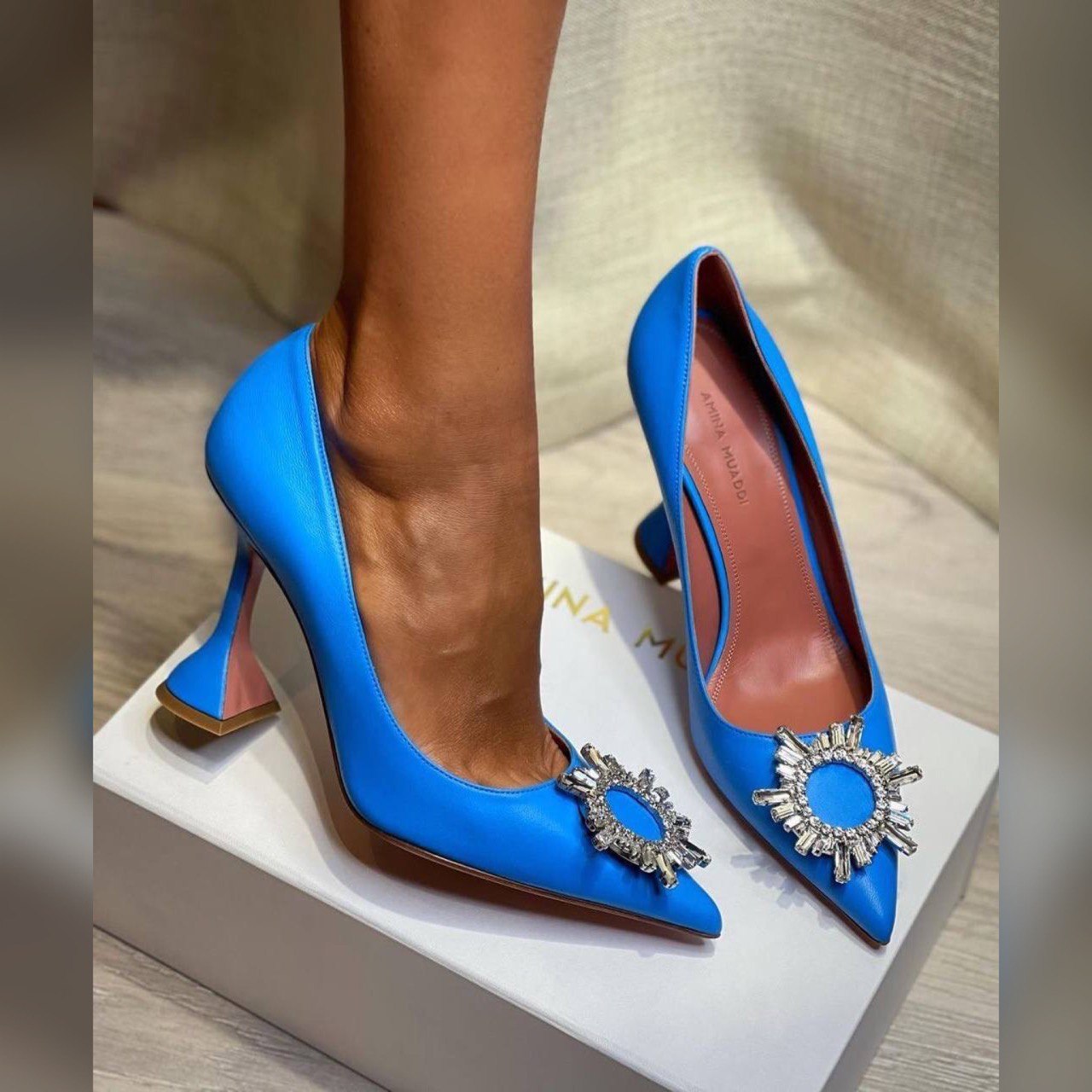 Amina Muaddi shoes