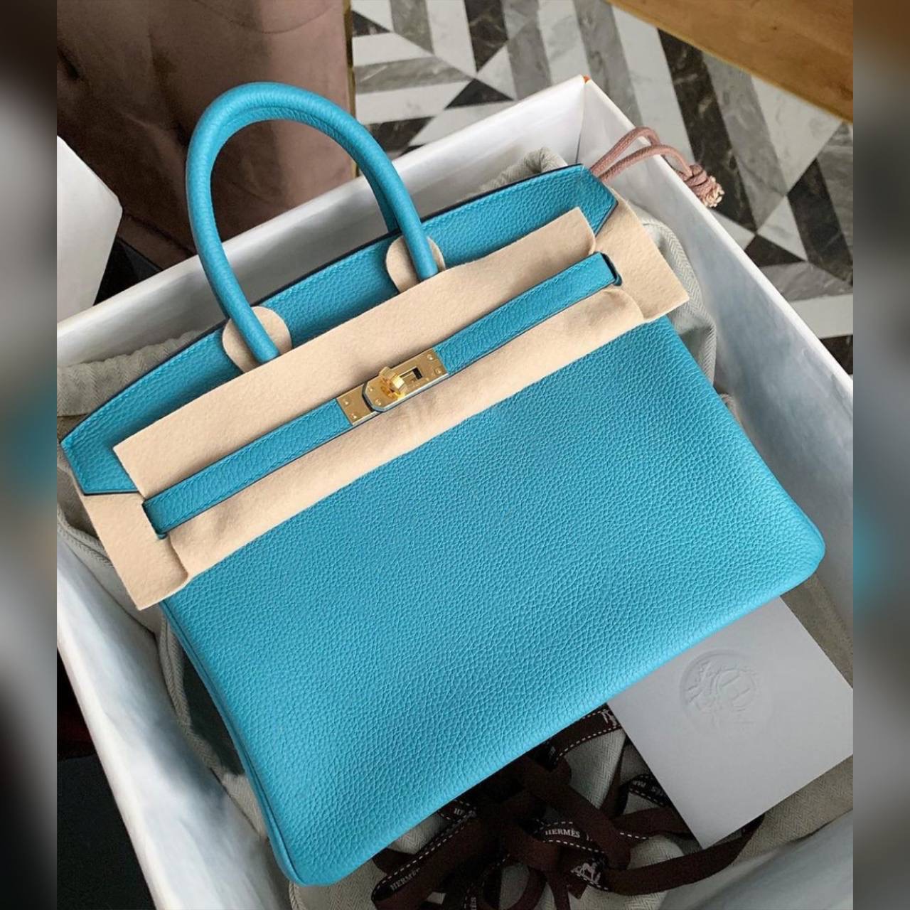 Hermès Birkin Togo Gold bag