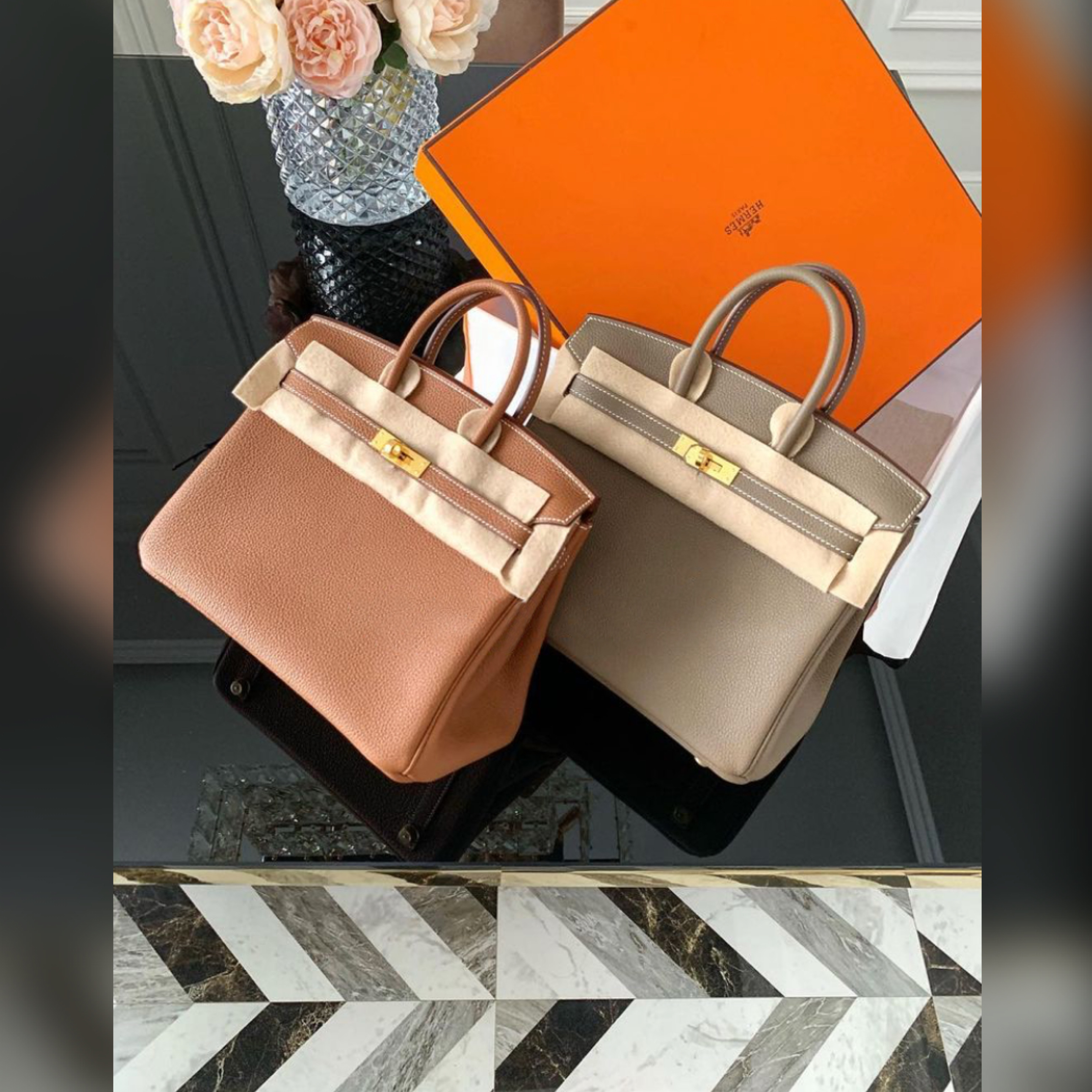 Hermes Birkin Togo Gold bags