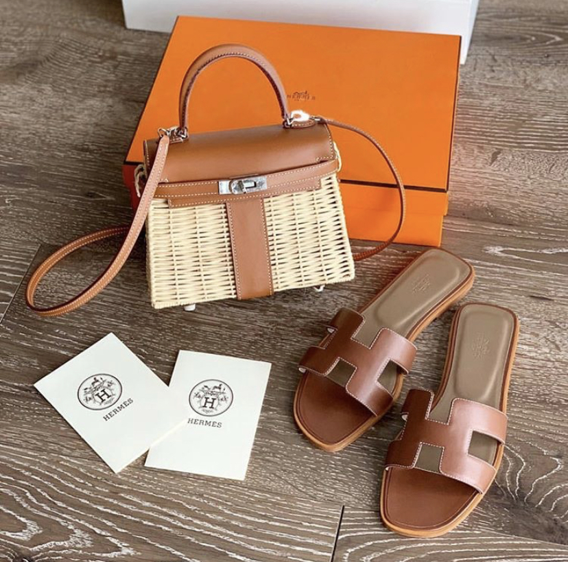 Hermès shoes and bag