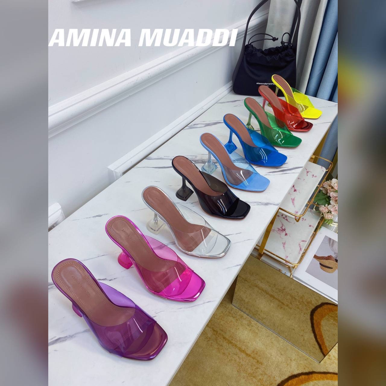 Amina Muaddi shoes