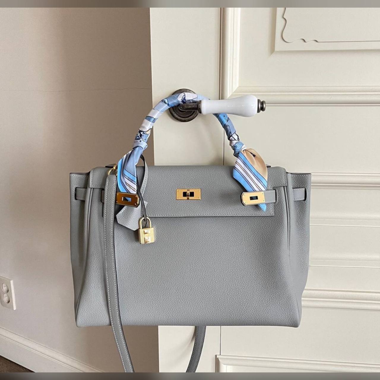 Hermes Kelly Togo Gold bag