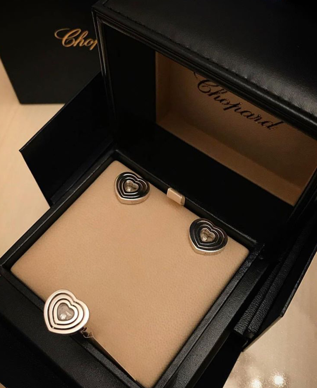 Chopard Earings and ring