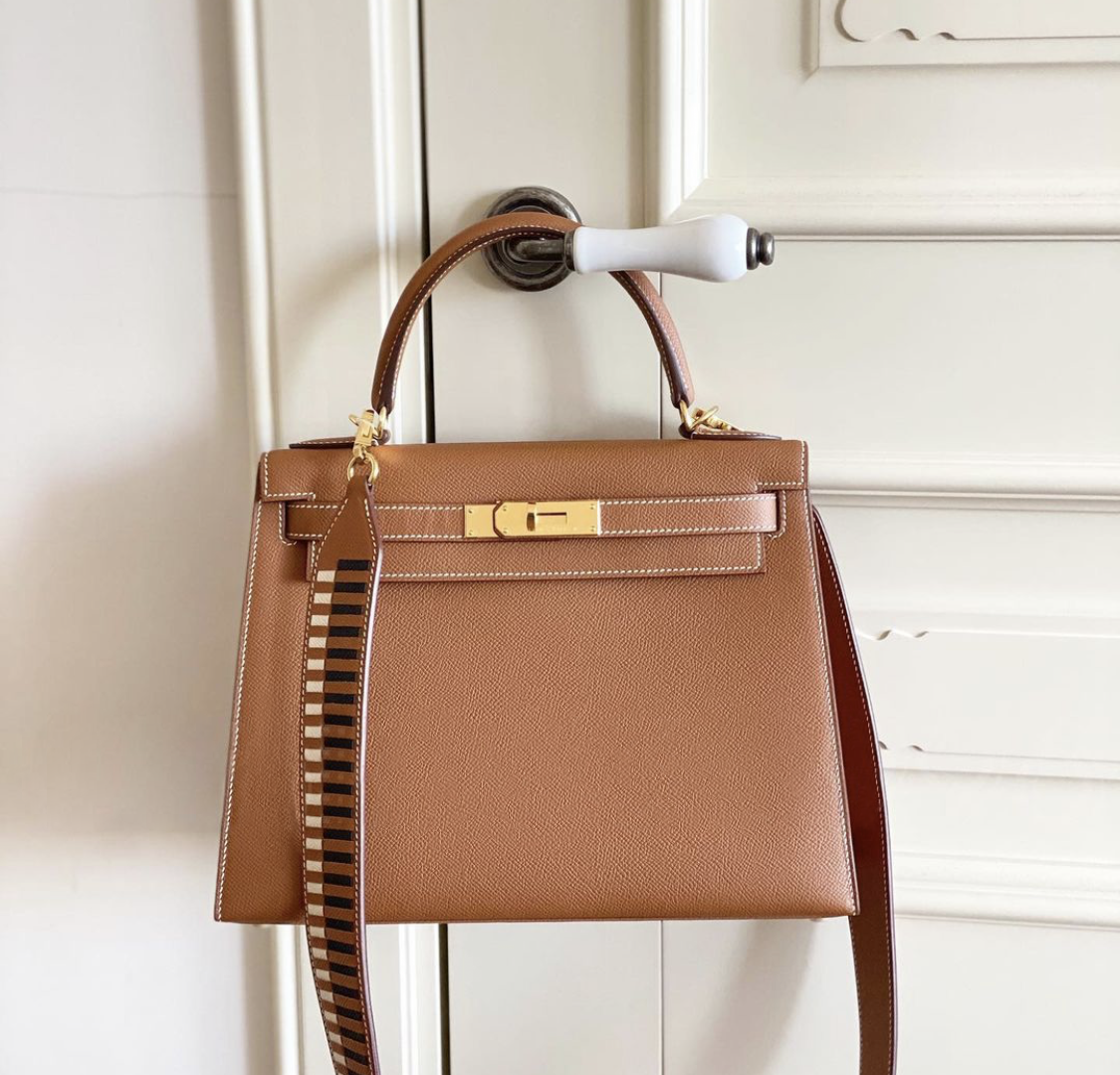 Hermès Kelly Epsom Gold bags