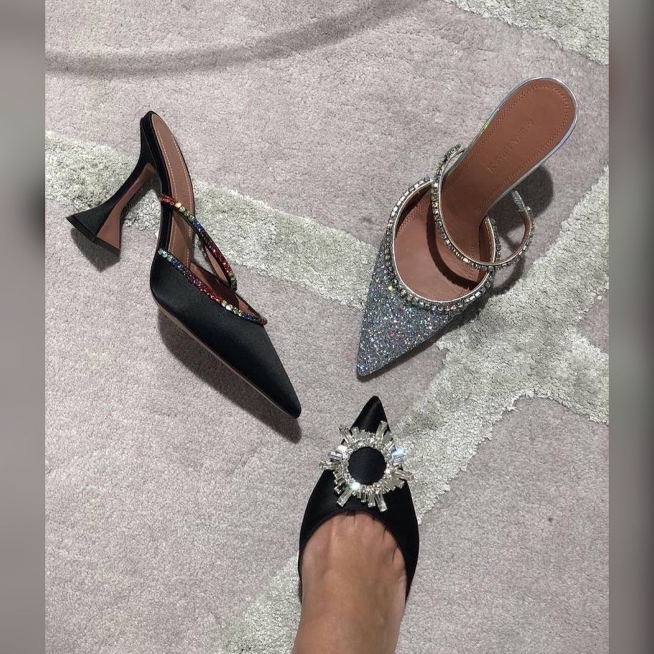 Amina Muaddi shoes