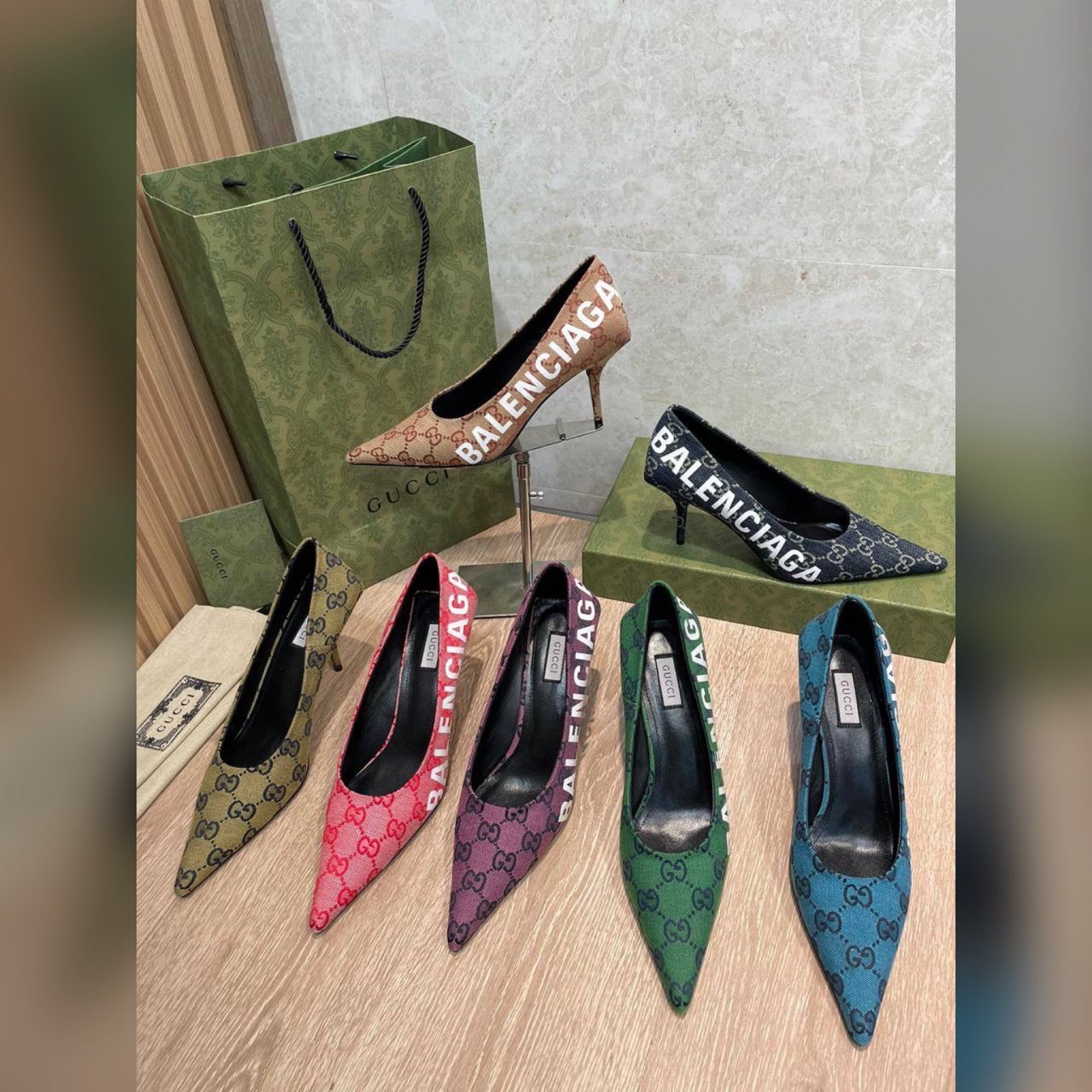 Balenciaga & Gucci shoes