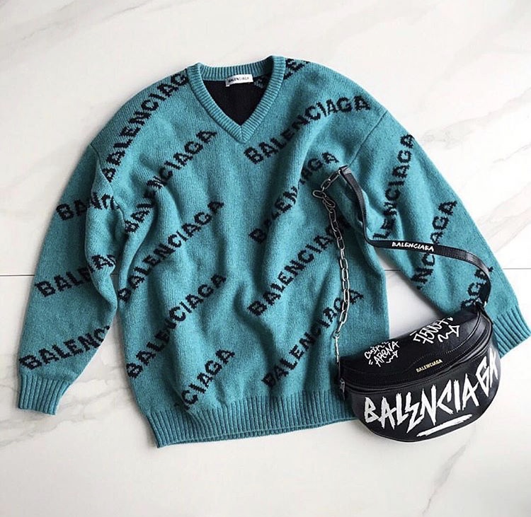 Balenciaga Sweater & Bag