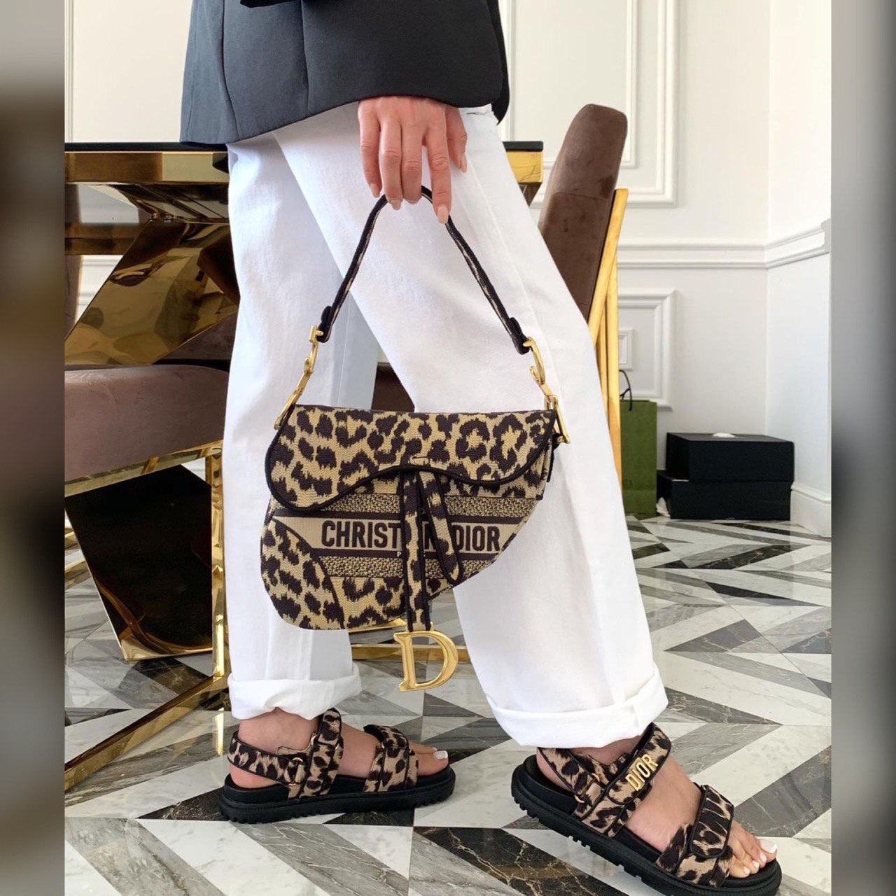 Christian Dior shoes & bag