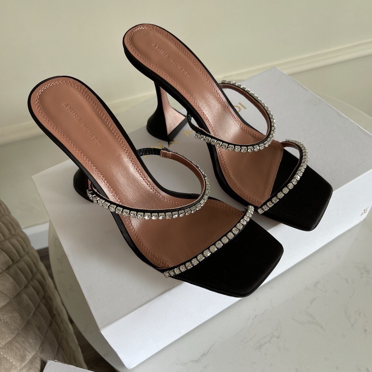 Amina Muaddi shoes