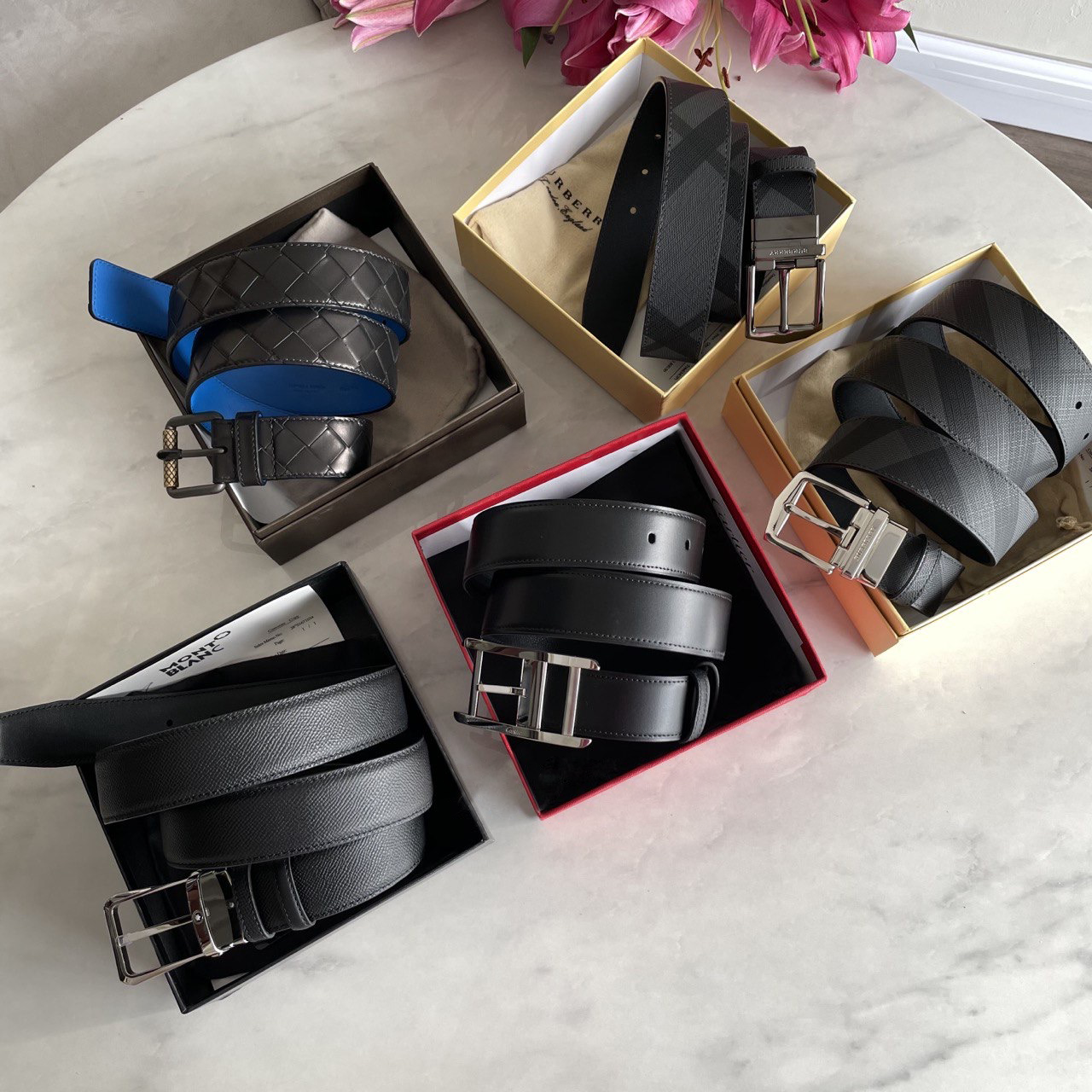 Bottega Veneta & Burberry & Cartier & Mon Blanc accessories