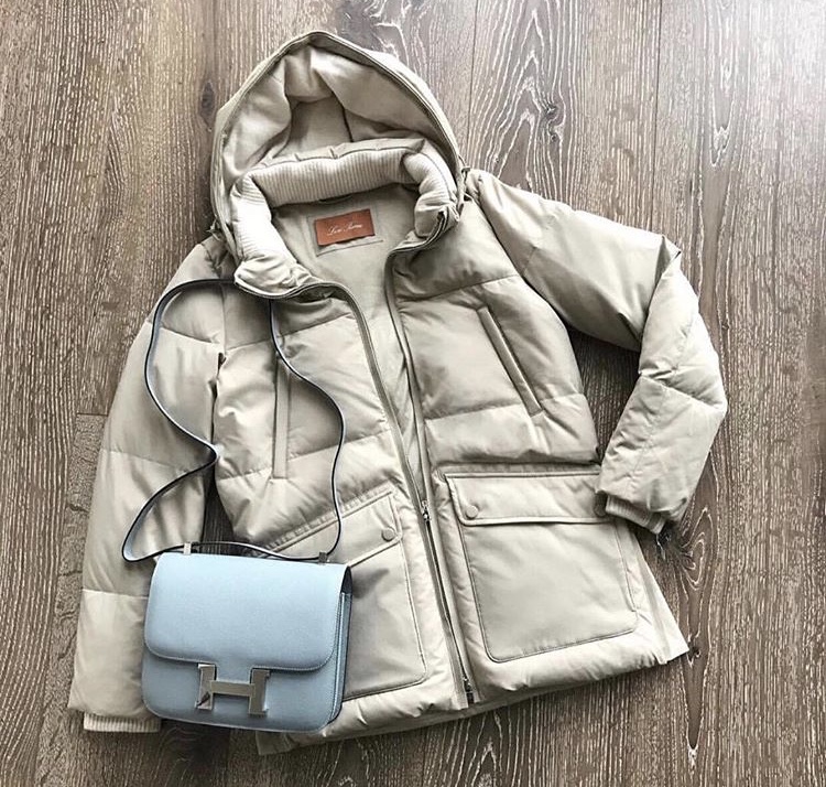 Loro Piana Jacket, Hermes Bag