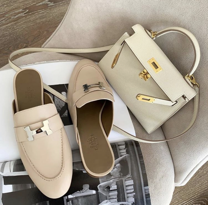 Hermès shoes and bag