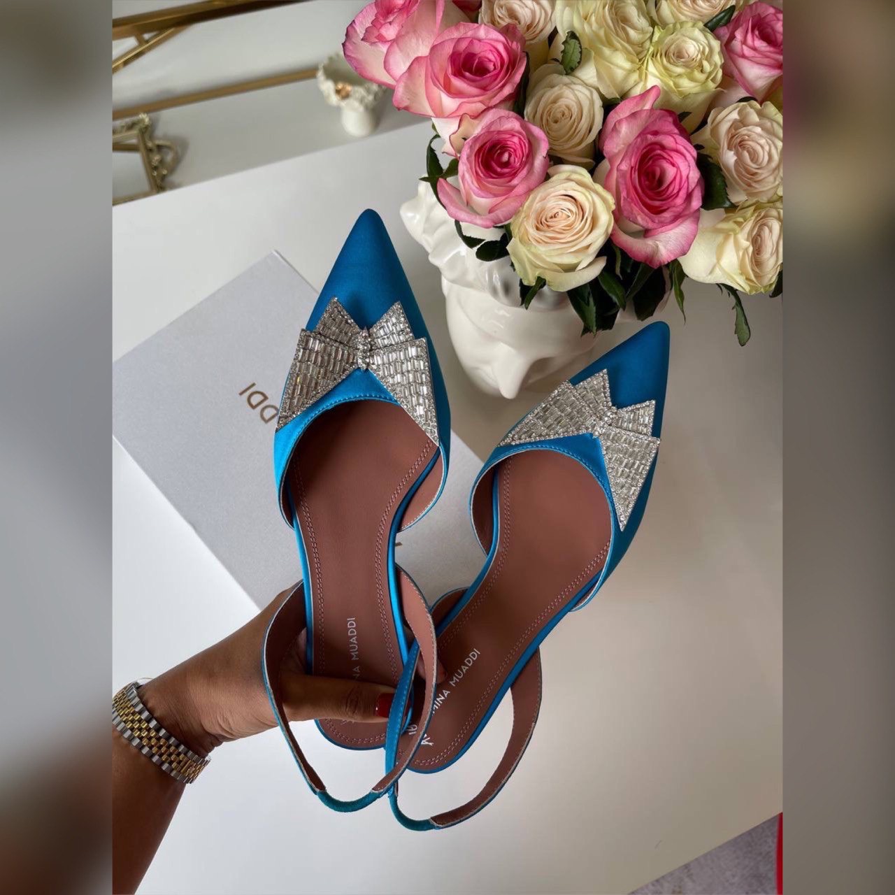 Amina Muaddi shoes