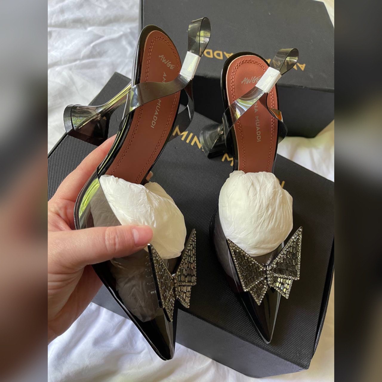 Amina Muaddi shoes