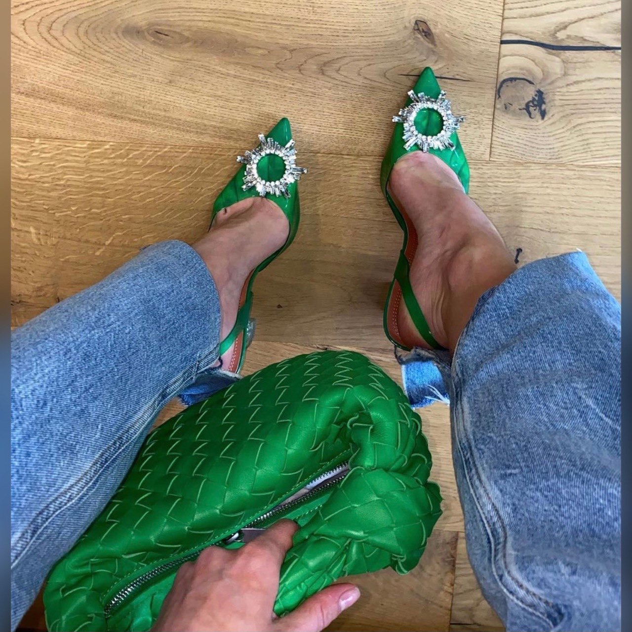 Amina Muaddi shoes