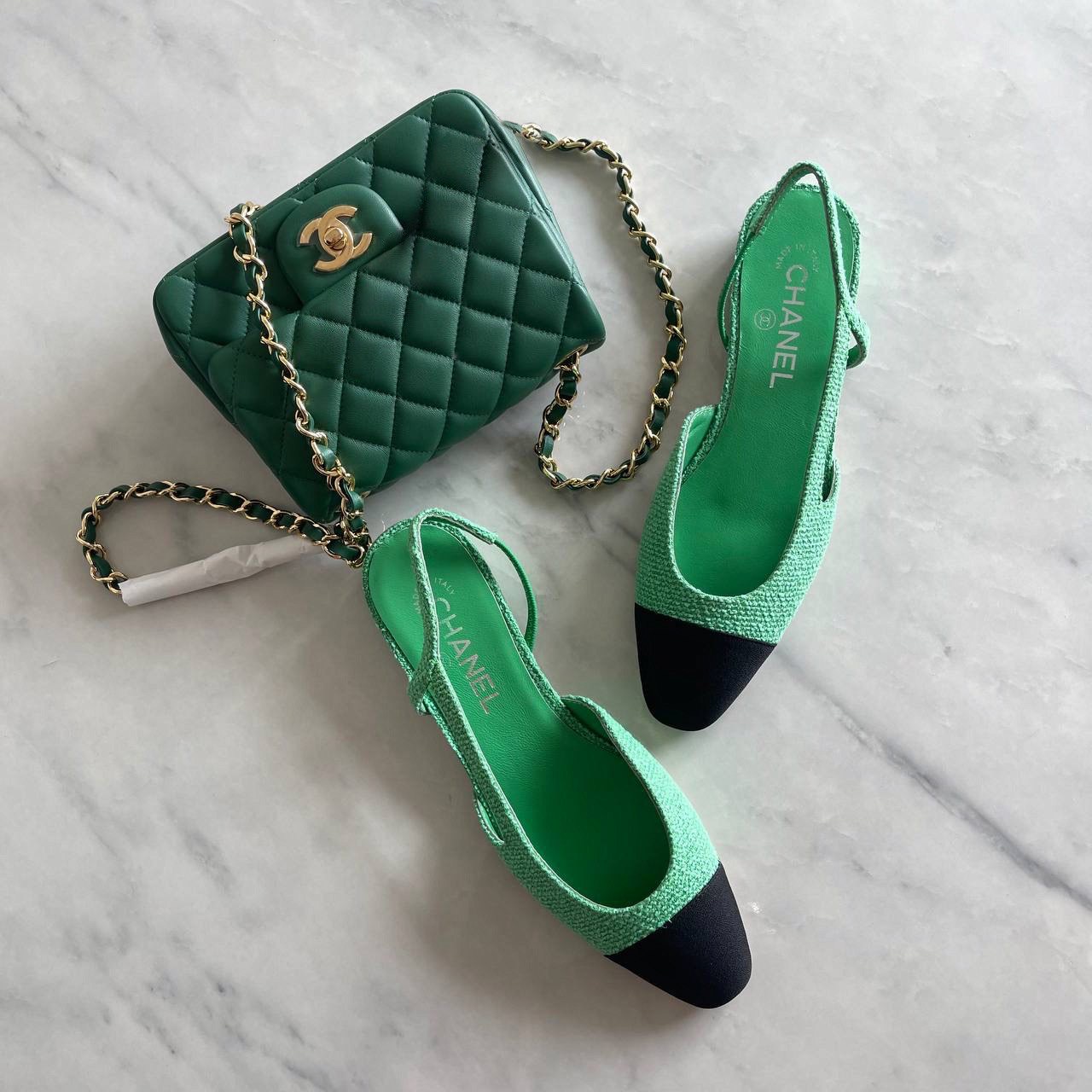 Chanel shoes & bag
