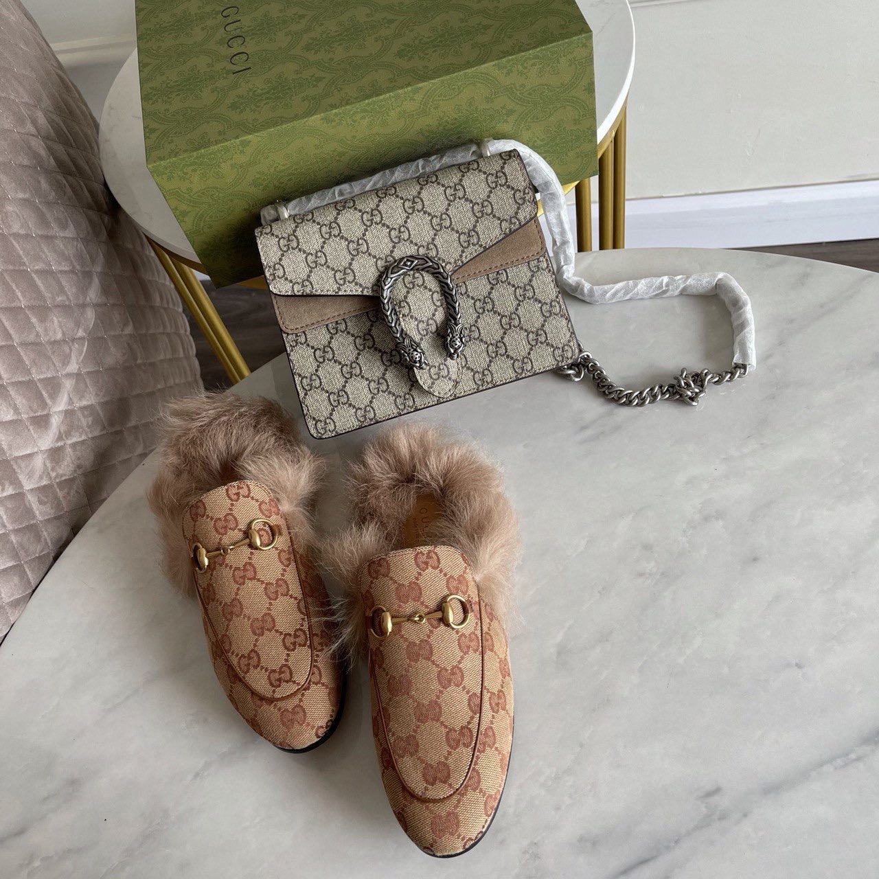 Gucci shoes & bag