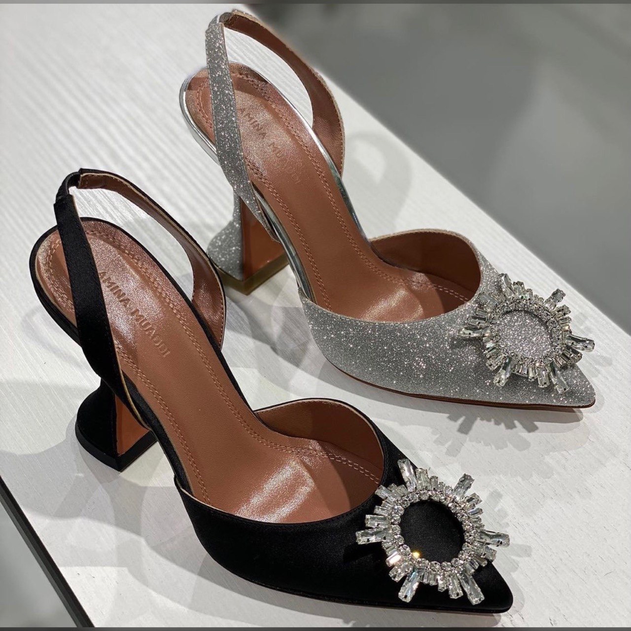 Amina Muaddi shoes