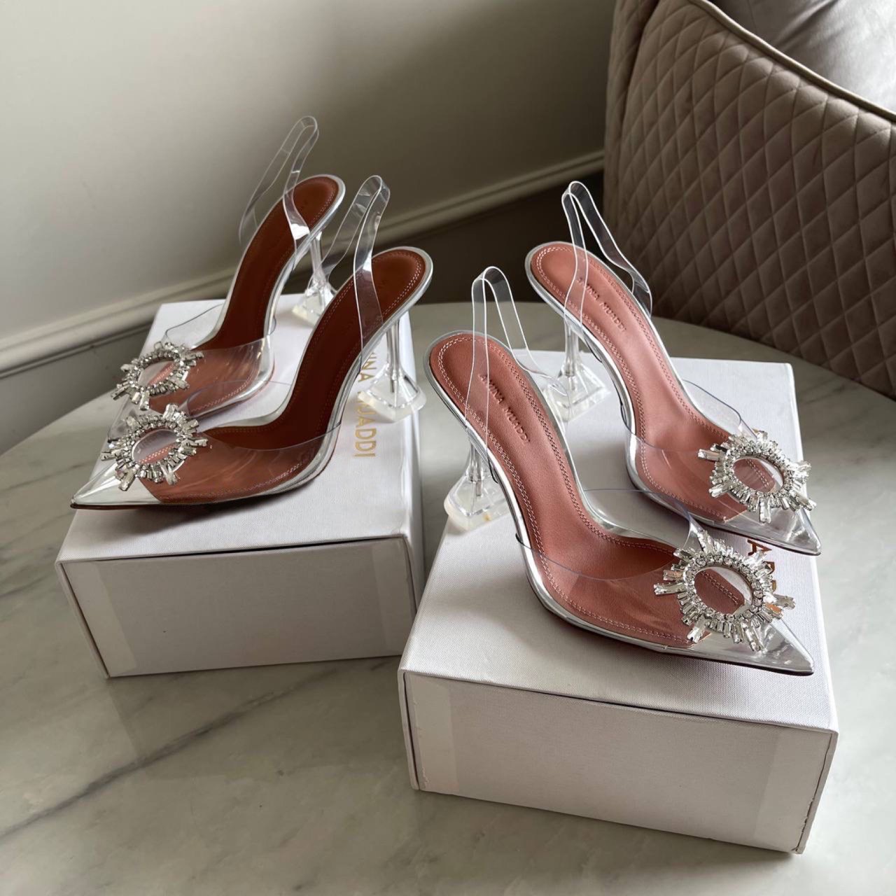 Amina Muaddi shoes