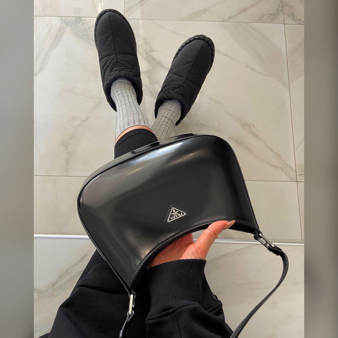Prada shoes & bag