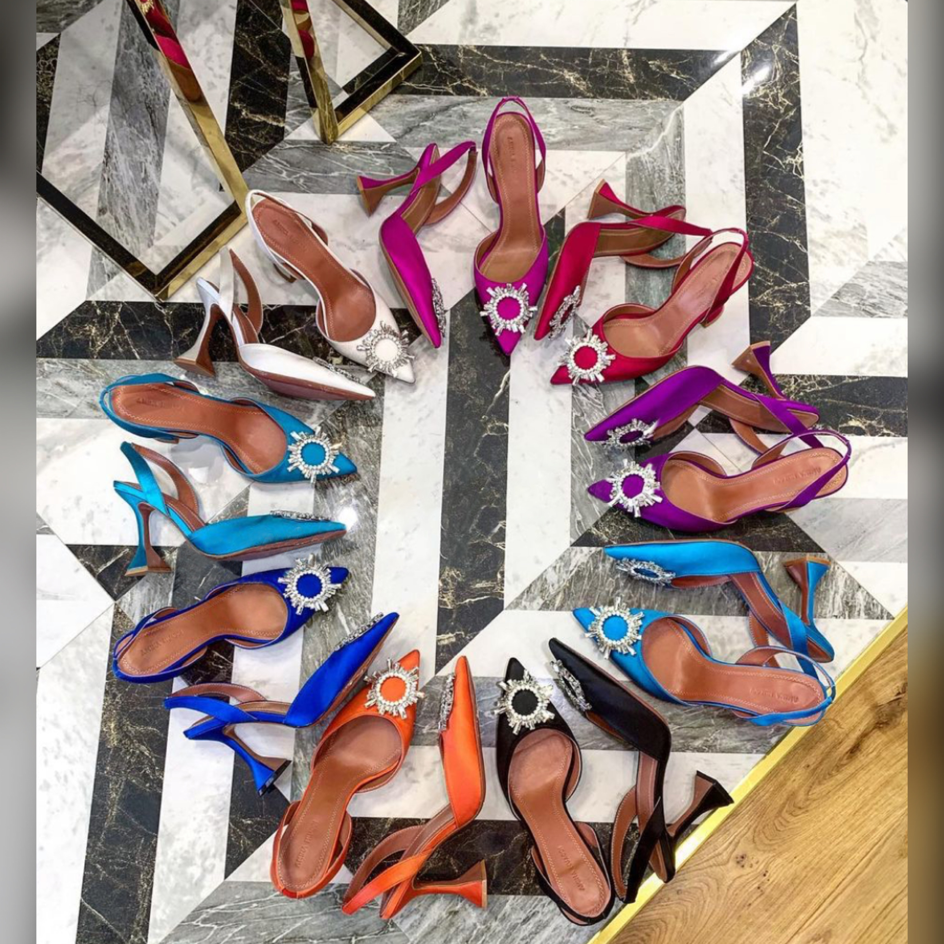 Amina Muaddi shoes