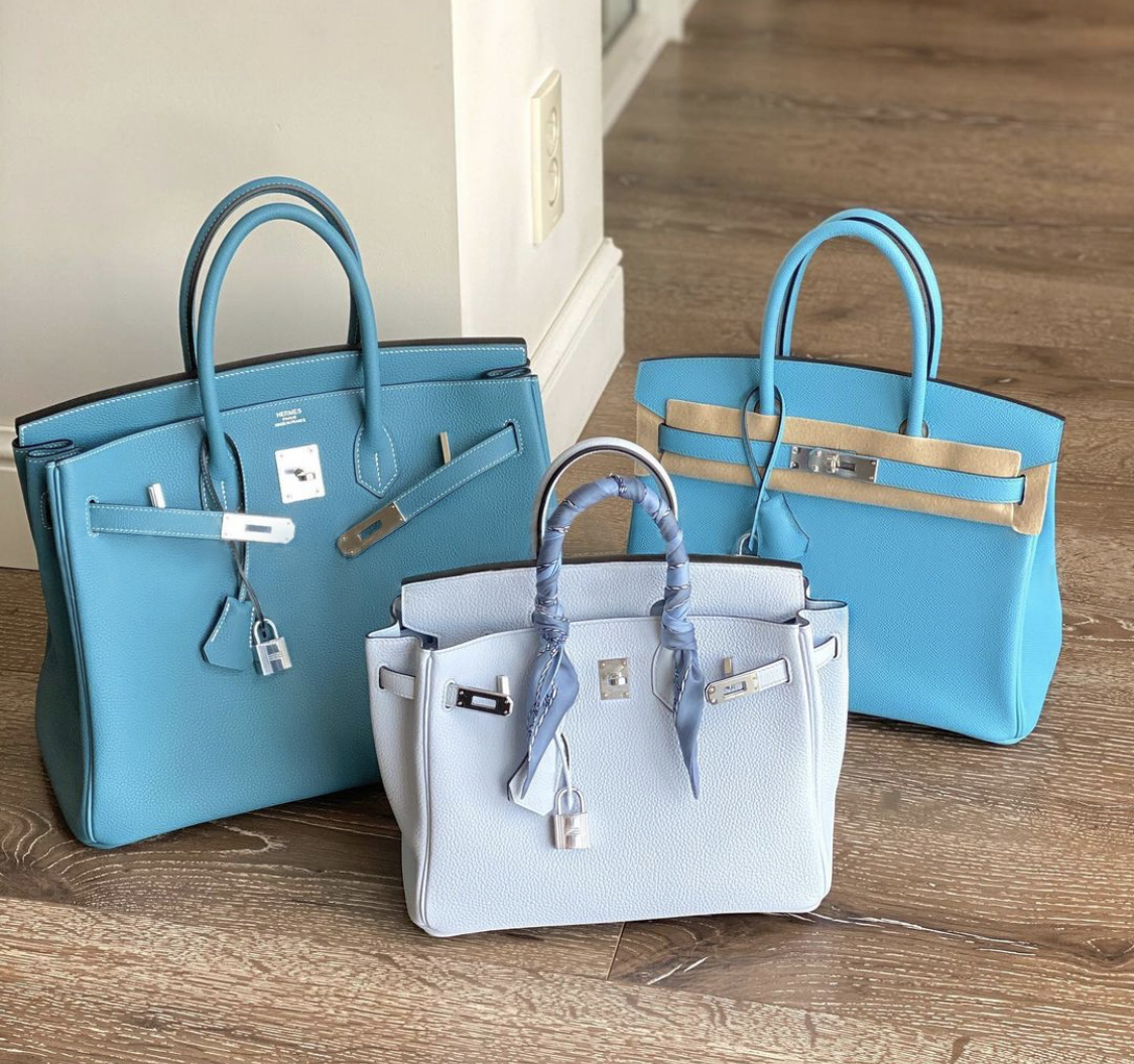 Hermès Birkin Togo/Epsom Silver