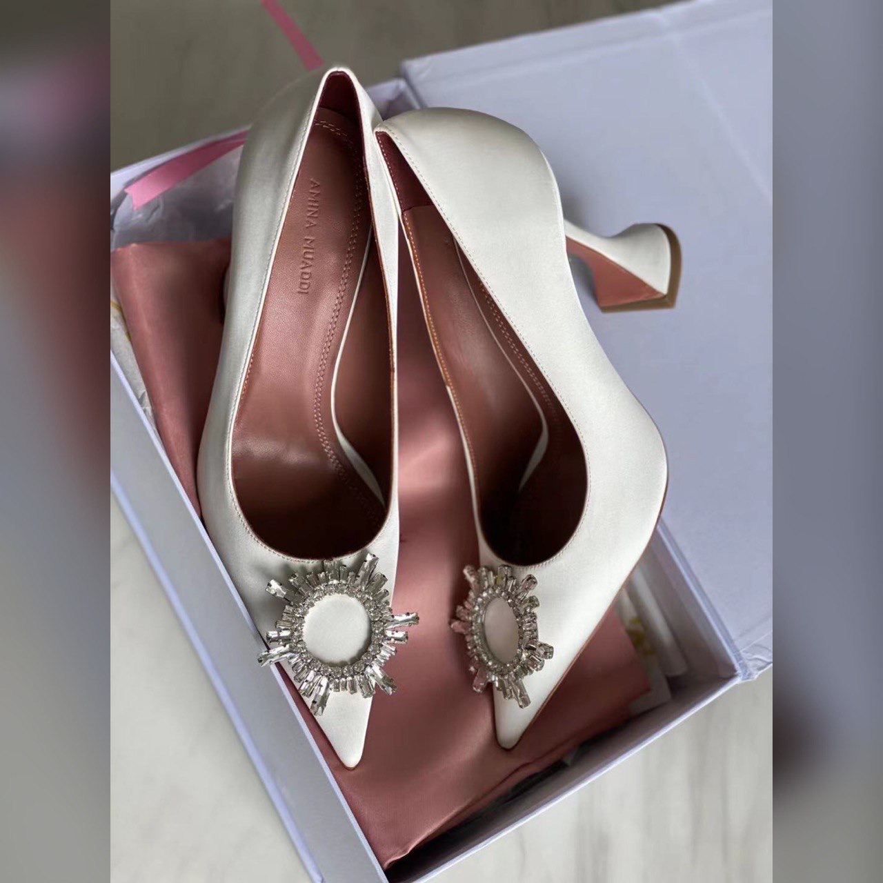 Amina Muaddi shoes