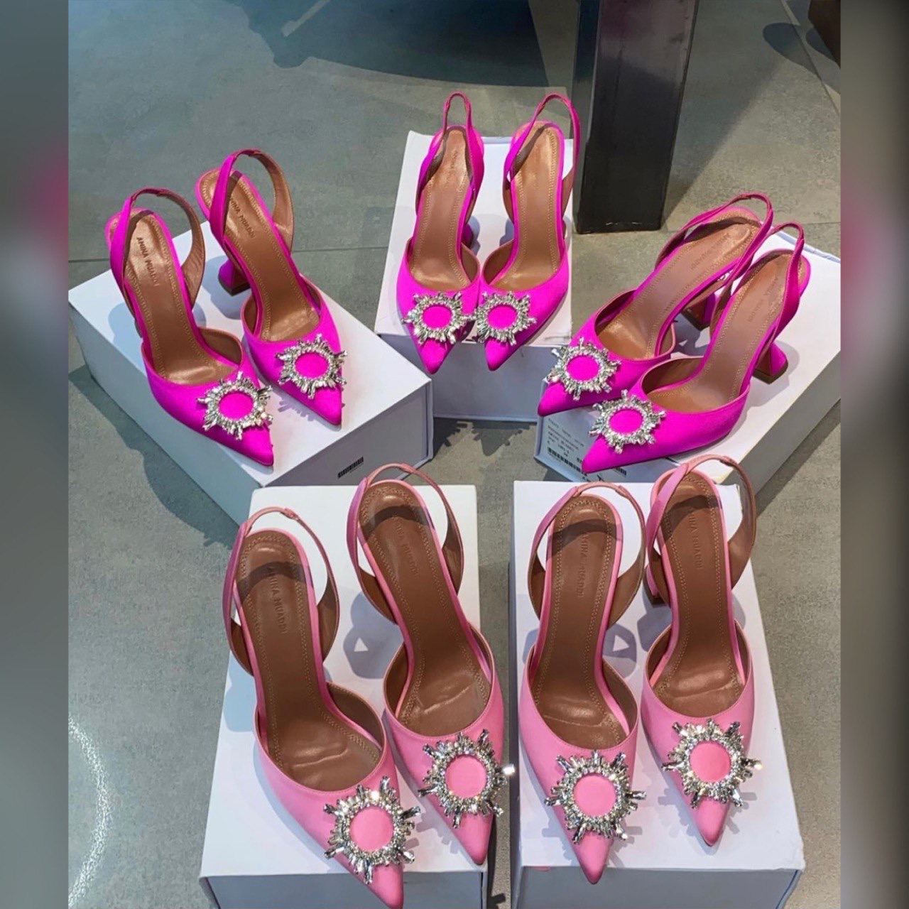 Amina Muaddi shoes