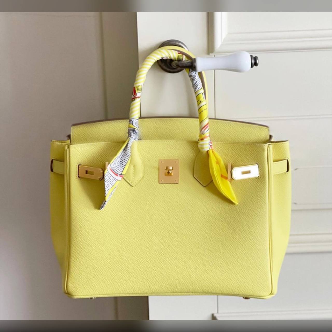 Hermes Birkin Epsom Gold bag