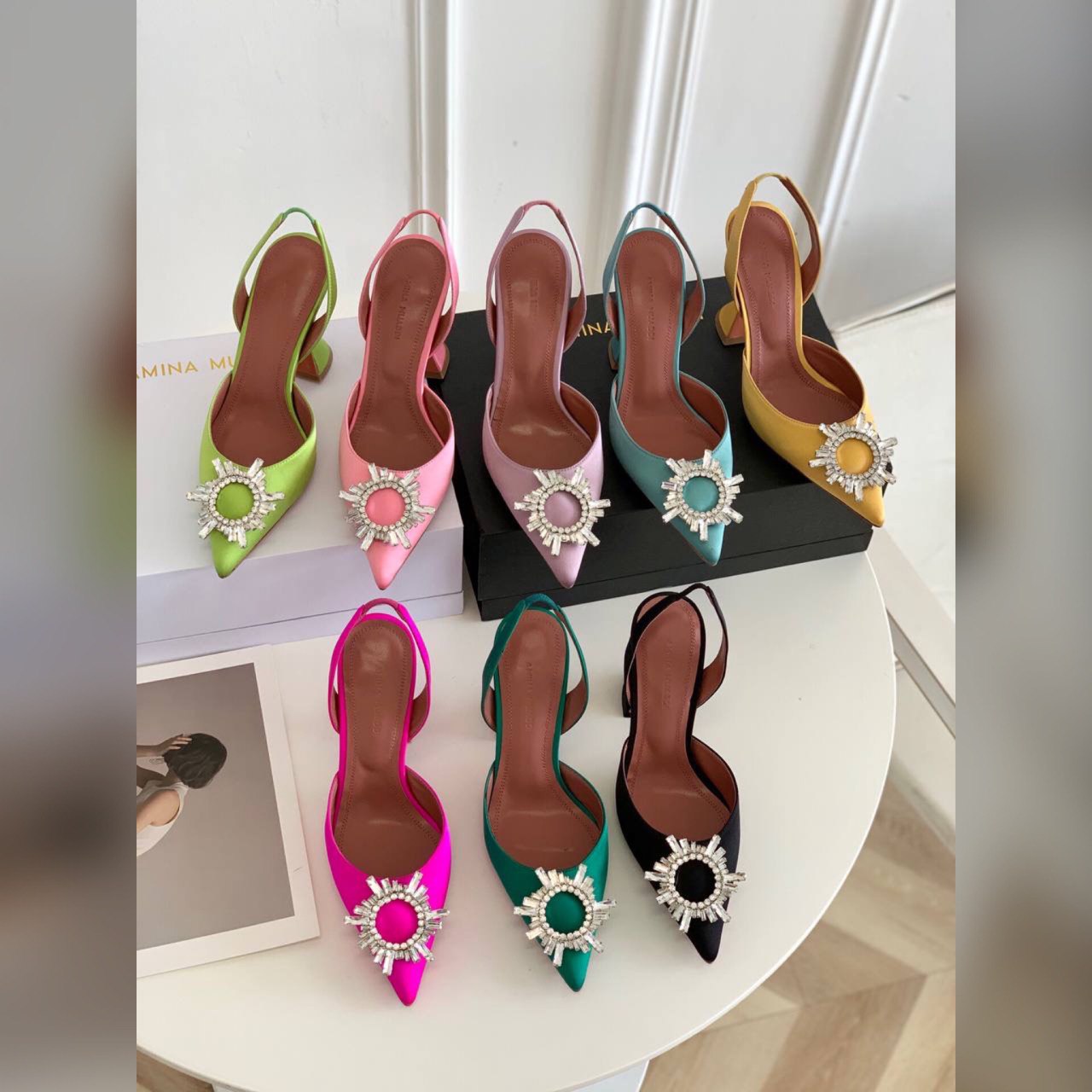 Amina Muaddi shoes